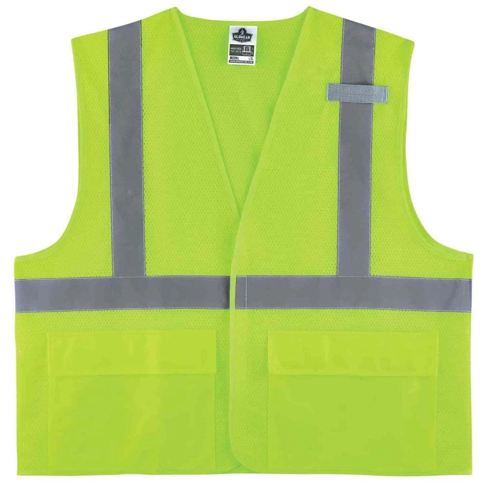GloWear Safety Vests 4Xl/5Xl Green Polyester High Visibility Enhanced Visibility (Reflective) Safety Vest 1 GloWear Safety Vests 4Xl/5Xl Green Polyester High Visibility Enhanced Visibility (Reflective) Safety Vest