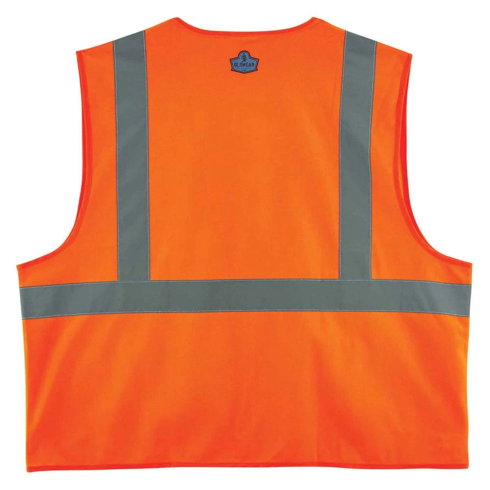GloWear Safety Vests 2Xl/3Xl Orange Polyester High Visibility Enhanced Visibility (Reflective) Safety Vest 2 GloWear Safety Vests 2Xl/3Xl Orange Polyester High Visibility Enhanced Visibility (Reflective) Safety Vest - Image 2