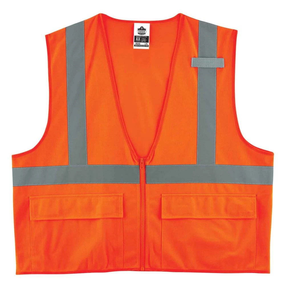 GloWear Safety Vests 2Xl/3Xl Orange Polyester High Visibility Enhanced Visibility (Reflective) Safety Vest 1 GloWear Safety Vests 2Xl/3Xl Orange Polyester High Visibility Enhanced Visibility (Reflective) Safety Vest
