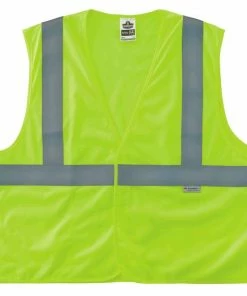 GloWear Safety Vests 2Xl/3Xl Green Polyester High Visibility Enhanced Visibility (Reflective) Safety Vest