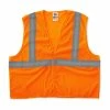 GloWear Safety Vests Large/X-Large Orange Polyester High Visibility Enhanced Visibility (Reflective) Safety Vest