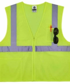 GloWear Safety Vests 2Xl/3Xl Green Polyester High Visibility Enhanced Visibility (Reflective) Safety Vest 7 GloWear Safety Vests 2Xl/3Xl Green Polyester High Visibility Enhanced Visibility (Reflective) Safety Vest -Menards Safety Shop 13597578