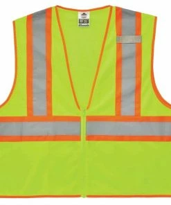 GloWear Safety Vests 2Xl/3Xl Green Polyester High Visibility Enhanced Visibility (Reflective) Safety Vest