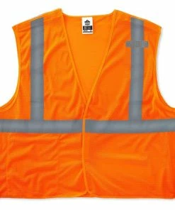 GloWear Safety Vests 2Xl/3Xl Orange Polyester High Visibility Enhanced Visibility (Reflective) Safety Vest