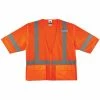 GloWear Safety Vests Small/Medium Orange Polyester High Visibility Enhanced Visibility (Reflective) Safety Vest