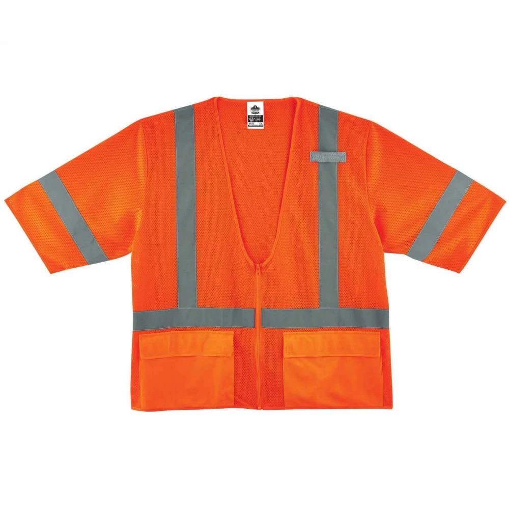 GloWear Safety Vests Small/Medium Orange Polyester High Visibility Enhanced Visibility (Reflective) Safety Vest 1 GloWear Safety Vests Small/Medium Orange Polyester High Visibility Enhanced Visibility (Reflective) Safety Vest