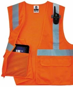 GloWear Safety Vests 4Xl/5Xl Orange Polyester High Visibility Enhanced Visibility (Reflective) Safety Vest -Menards Safety Shop 13597672