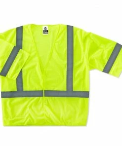 GloWear Safety Vests Large/X-Large Green Polyester High Visibility Enhanced Visibility (Reflective) Safety Vest
