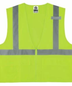 GloWear Safety Vests 2Xl/3Xl Green Polyester High Visibility Enhanced Visibility (Reflective) Safety Vest