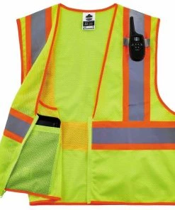 GloWear Safety Vests Large/X-Large Green Polyester High Visibility Enhanced Visibility (Reflective) Safety Vest 5 GloWear Safety Vests Large/X-Large Green Polyester High Visibility Enhanced Visibility (Reflective) Safety Vest -Menards Safety Shop 13597978
