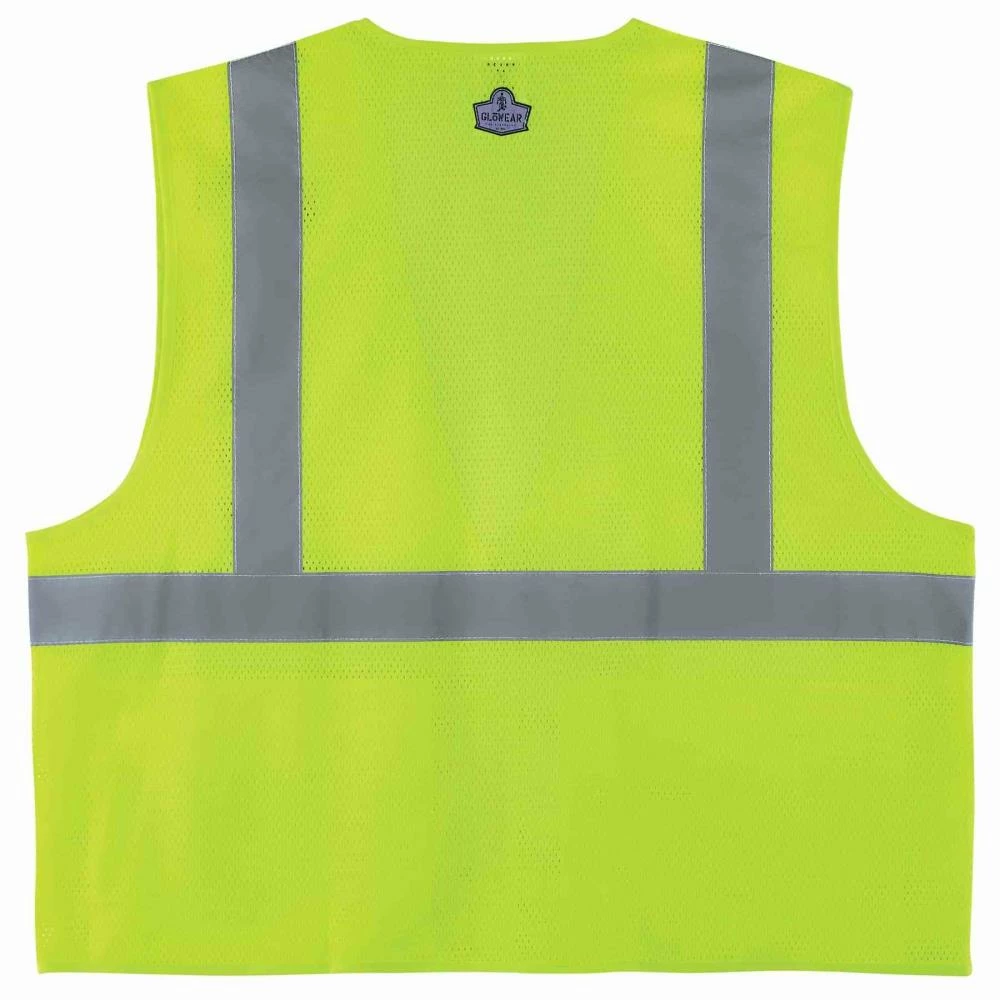 GloWear Safety Vests 2Xl/3Xl Green Polyester High Visibility Enhanced Visibility (Reflective) Safety Vest 2 GloWear Safety Vests 2Xl/3Xl Green Polyester High Visibility Enhanced Visibility (Reflective) Safety Vest - Image 2