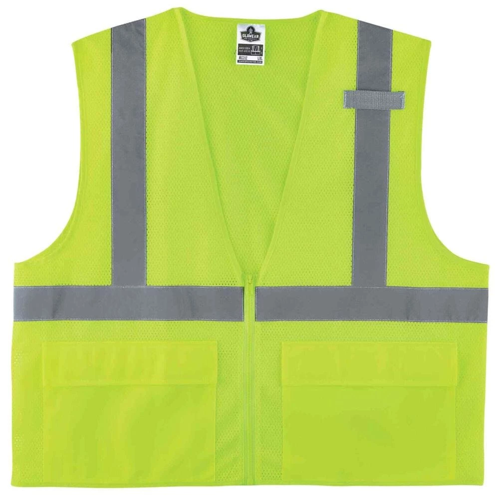 GloWear Safety Vests 2Xl/3Xl Green Polyester High Visibility Enhanced Visibility (Reflective) Safety Vest 1 GloWear Safety Vests 2Xl/3Xl Green Polyester High Visibility Enhanced Visibility (Reflective) Safety Vest