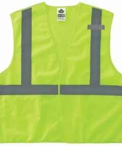 GloWear Safety Vests 2Xl/3Xl Green Polyester High Visibility Enhanced Visibility (Reflective) Safety Vest