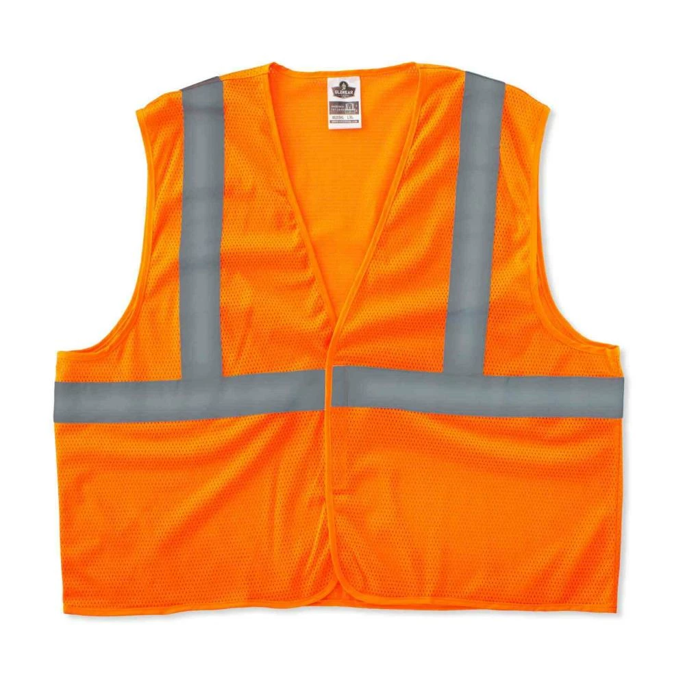 GloWear Safety Vests Small/Medium Orange Polyester High Visibility Enhanced Visibility (Reflective) Safety Vest 1 GloWear Safety Vests Small/Medium Orange Polyester High Visibility Enhanced Visibility (Reflective) Safety Vest