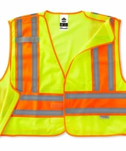 GloWear Safety Vests 6Xl/7Xl Green Polyester High Visibility Enhanced Visibility (Reflective) Safety Vest -Menards Safety Shop 13660522