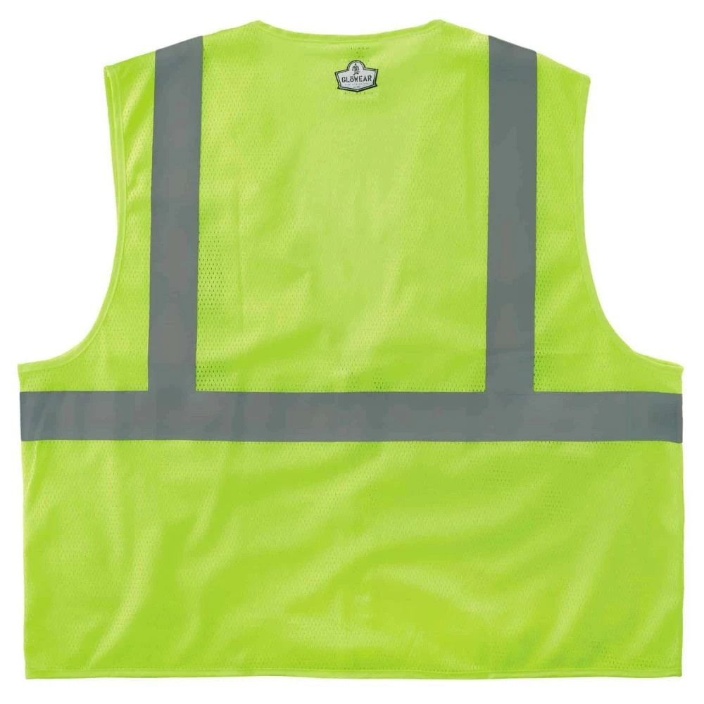 GloWear Safety Vests 2Xl/3Xl Green Polyester High Visibility Enhanced Visibility (Reflective) Safety Vest 3 GloWear Safety Vests 2Xl/3Xl Green Polyester High Visibility Enhanced Visibility (Reflective) Safety Vest - Image 3