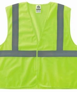 GloWear Safety Vests Small/Medium Green Polyester High Visibility Enhanced Visibility (Reflective) Safety Vest