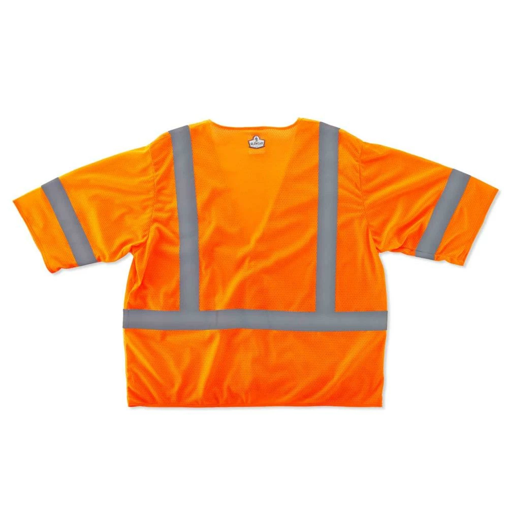 GloWear Safety Vests 2Xl/3Xl Orange Polyester High Visibility Enhanced Visibility (Reflective) Safety Vest 2 GloWear Safety Vests 2Xl/3Xl Orange Polyester High Visibility Enhanced Visibility (Reflective) Safety Vest - Image 2