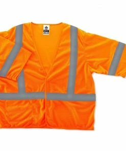 GloWear Safety Vests 2Xl/3Xl Orange Polyester High Visibility Enhanced Visibility (Reflective) Safety Vest