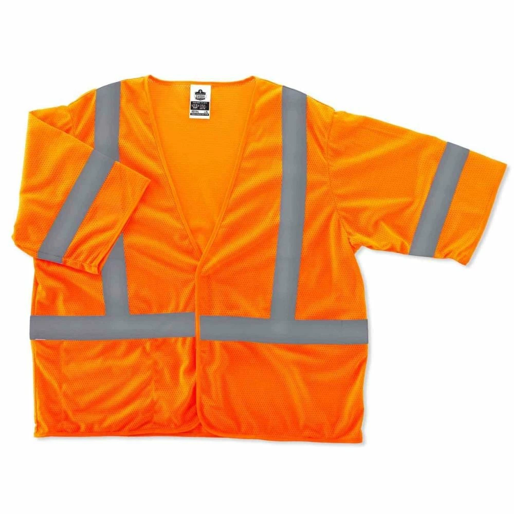 GloWear Safety Vests 2Xl/3Xl Orange Polyester High Visibility Enhanced Visibility (Reflective) Safety Vest 1 GloWear Safety Vests 2Xl/3Xl Orange Polyester High Visibility Enhanced Visibility (Reflective) Safety Vest