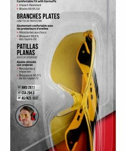 3M Eye Protection Flat Temple Plastic Safety Glasses