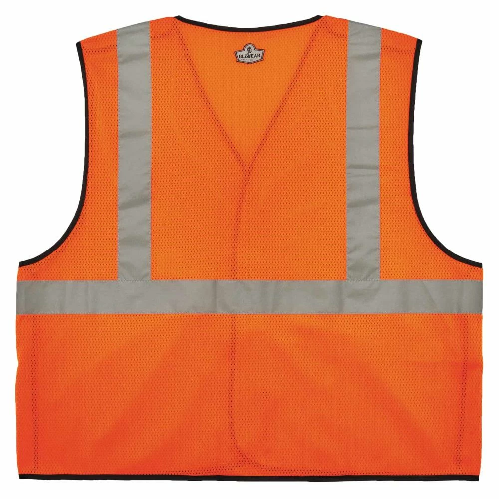 GloWear Safety Vests 2Xl/3Xl Orange Polyester High Visibility Enhanced Visibility (Reflective) Safety Vest 2 GloWear Safety Vests 2Xl/3Xl Orange Polyester High Visibility Enhanced Visibility (Reflective) Safety Vest - Image 2