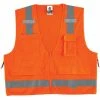 GloWear Safety Vests Large/X-Large Orange Polyester High Visibility Enhanced Visibility (Reflective) Safety Vest