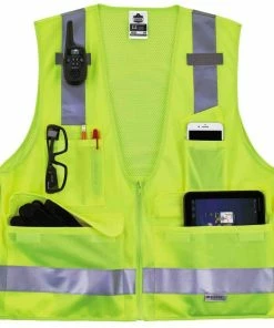 GloWear Safety Vests 4Xl/5Xl Green Polyester High Visibility Enhanced Visibility (Reflective) Safety Vest -Menards Safety Shop 14216788