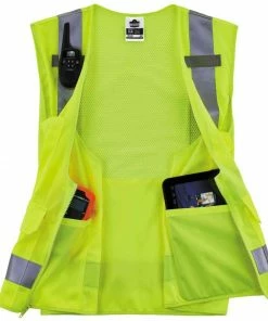 GloWear Safety Vests 4Xl/5Xl Green Polyester High Visibility Enhanced Visibility (Reflective) Safety Vest -Menards Safety Shop 14216789