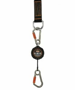 Squids Safety Accessories Ergodyne Squids 3011 Retractable Tool Lanyard with Carabiner Mount - 8-lbs, Black, Standard 11 Squids Safety Accessories Ergodyne Squids 3011 Retractable Tool Lanyard with Carabiner Mount - 8-lbs, Black, Standard -Menards Safety Shop 14217265