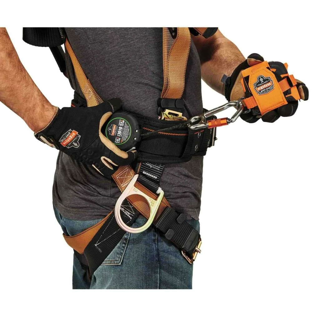 Squids Safety Accessories Ergodyne Squids 3010 Retractable Tool Lanyard with Belt Loop Clip - 5-lbs, Black, Standard 7 Squids Safety Accessories Ergodyne Squids 3010 Retractable Tool Lanyard with Belt Loop Clip - 5-lbs, Black, Standard - Image 7