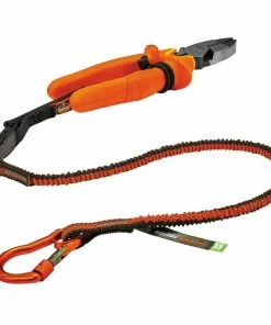 Squids Safety Accessories Ergodyne Squids 3102F(x) Detachable Single Carabiner Tool Lanyard - 5-lbs, Orange and Gray, Standard -Menards Safety Shop 14218073