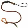 Squids Safety Accessories Ergodyne Squids 3102F(x) Detachable Single Carabiner Tool Lanyard - 5-lbs, Orange and Gray, Standard