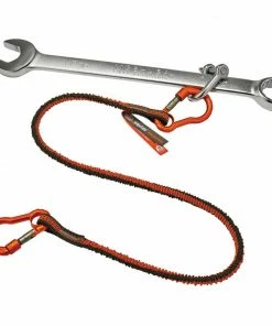 Squids Safety Accessories Ergodyne Squids 3110F(x) Tool Lanyard Dual Carabiner - 10-lbs, Orange and Gray, Standard -Menards Safety Shop 14218185
