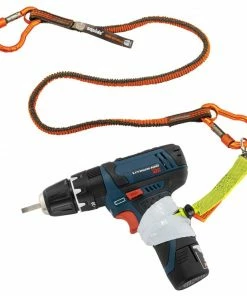 Squids Safety Accessories Ergodyne Squids 3110F(x) Tool Lanyard Dual Carabiner - 10-lbs, Orange and Gray, Standard -Menards Safety Shop 14218186