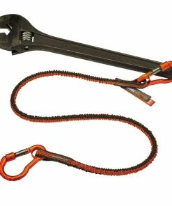 Squids Safety Accessories Ergodyne Squids 3110F(x) Tool Lanyard Dual Carabiner - 10-lbs, Orange and Gray, Standard -Menards Safety Shop 14218187