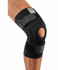 PROFLEX Safety Accessories Ergodyne ProFlex 620 Knee Sleeve w/Open Patella/Spiral Stays, Black, 2XL