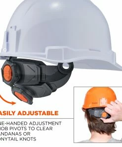 Skullerz Hard Hats Quick Adjusting Ratchet White Hard Hat -Menards Safety Shop 14225147
