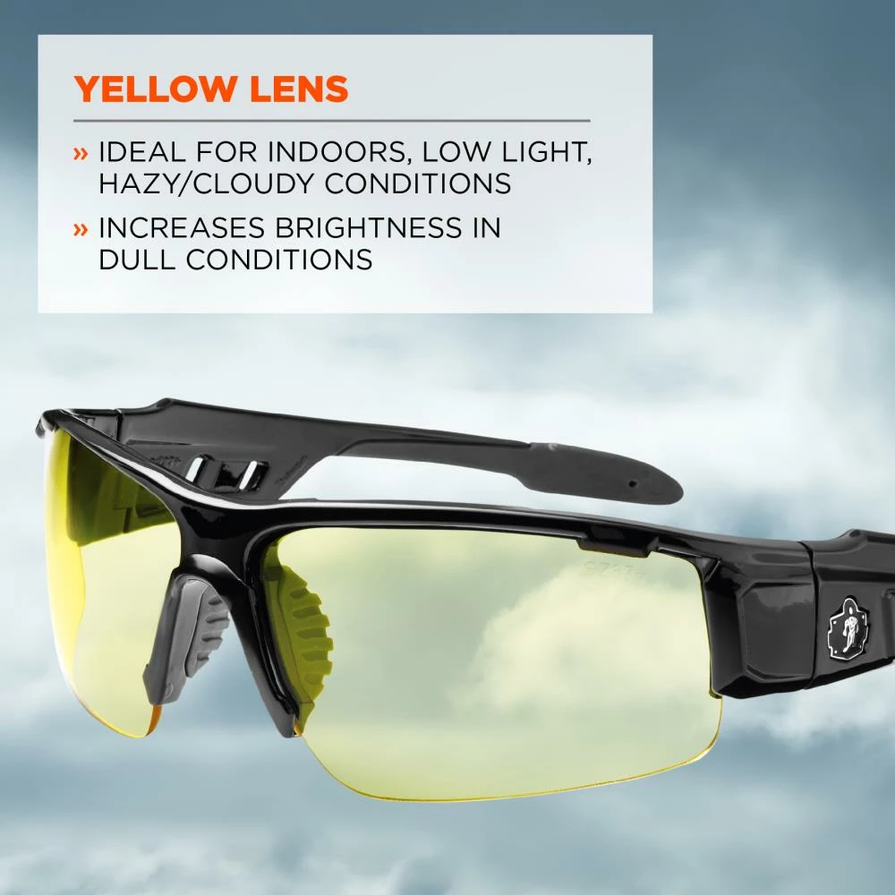 Skullerz Eye Protection Dagr Plastic Safety Glasses 2 Skullerz Eye Protection Dagr Plastic Safety Glasses - Image 2