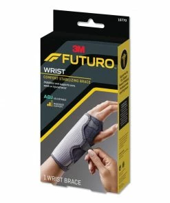 FUTURO Safety Accessories Adjustable Reversible Splint Wrist Brace, Fits Wrists 5-1/2-in- 8-1/2-in, Black 5 FUTURO Safety Accessories Adjustable Reversible Splint Wrist Brace, Fits Wrists 5-1/2-in- 8-1/2-in, Black -Menards Safety Shop 15622140