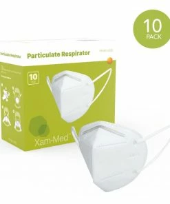 Xam-Med Respiratory Protection 10-Pack Disposable Kn95 Painting; Sanding and Fiberglass Disposable Respirator