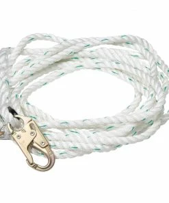 Werner Safety Accessories 30-ft 5/8-in Poly-dac Vertical Lifeline Fall Protection Equipment