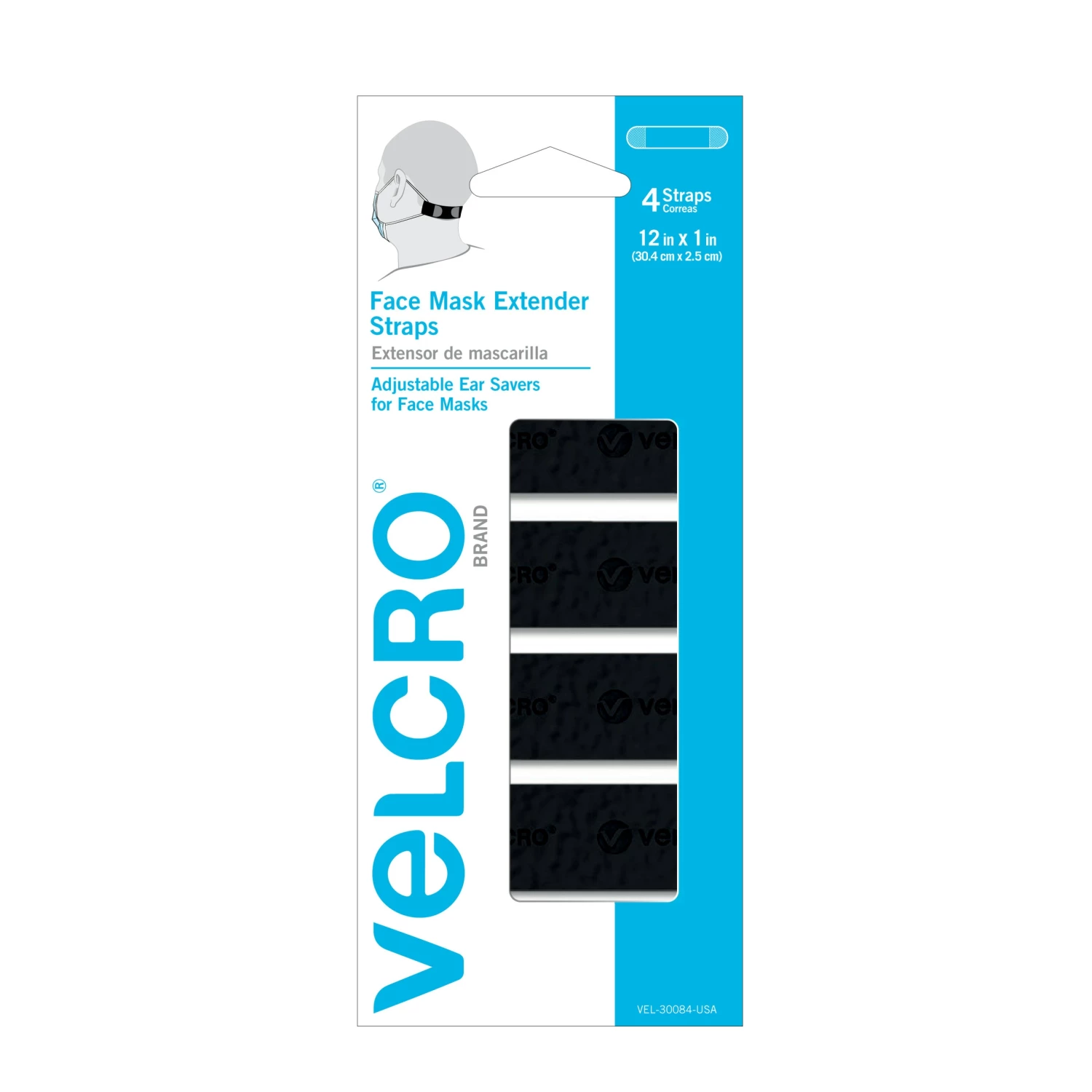VELCRO Brand Face Masks 4-Pack Reusable Not Rated One Size Fits Most All-purpose Face Mask Extender 1 VELCRO Brand Face Masks 4-Pack Reusable Not Rated One Size Fits Most All-purpose Face Mask Extender
