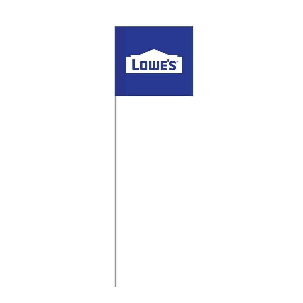 Lowe's Marking Flags LOWES SPRINKLER FLAGS 10--Count BLUE 1 Lowe's Marking Flags LOWES SPRINKLER FLAGS 10--Count BLUE