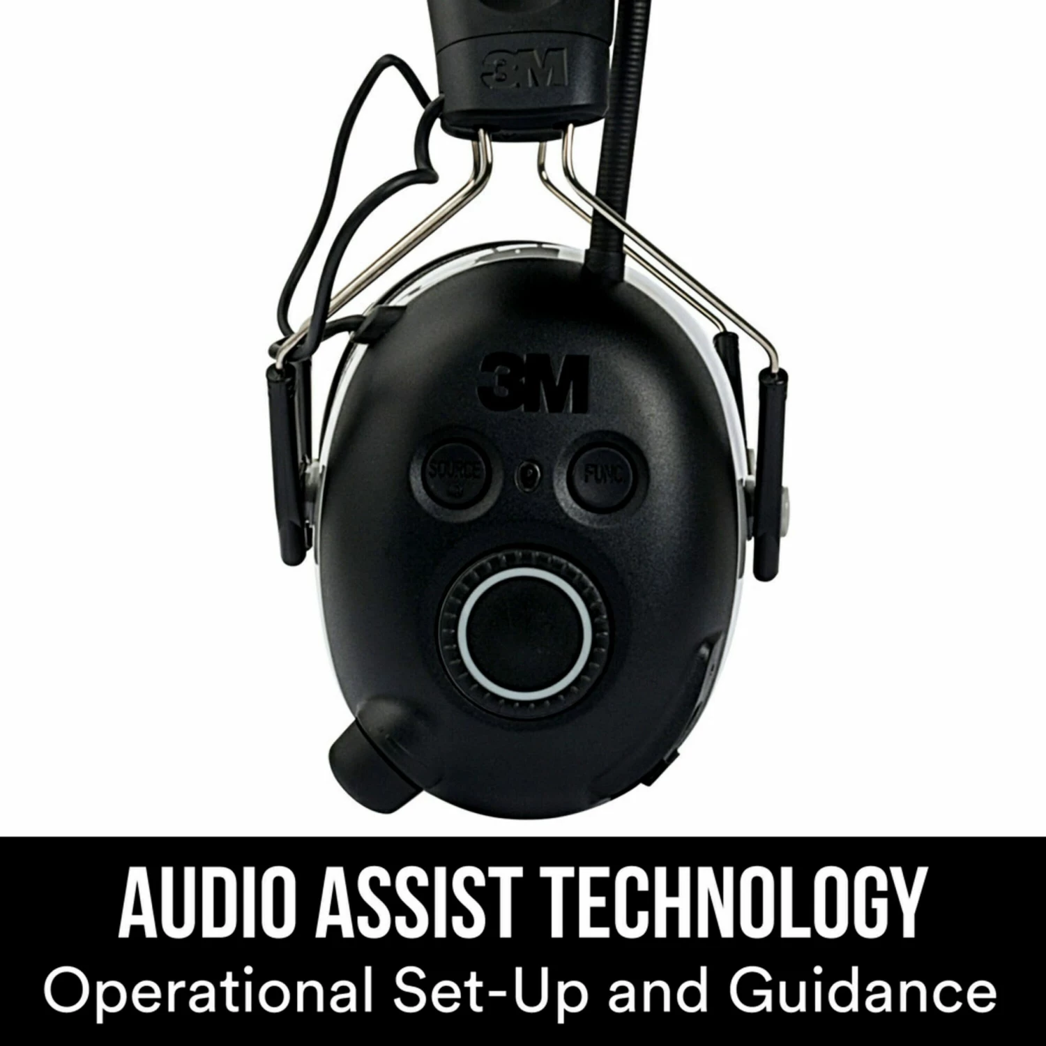 3M WorkTunes Connect + AM/FM Plastic Hearing Protection Earmuffs with with AM/FM Radio Bluetooth Compatibility 6 3M WorkTunes Connect + AM/FM Plastic Hearing Protection Earmuffs with with AM/FM Radio Bluetooth Compatibility - Image 6