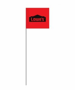 Lowe's Marking Flags LOWES SPRINKLER FLAGS 10--Count RED