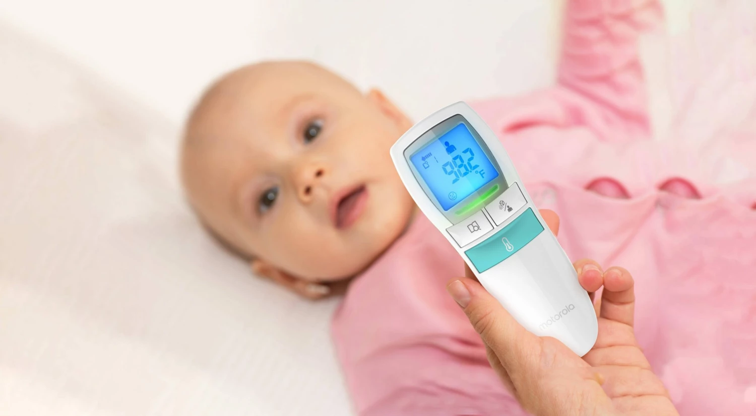 MOTOROLA Baby Monitoring Accessories Care 3-in-1 Non-Contact Thermometer 3 MOTOROLA Baby Monitoring Accessories Care 3-in-1 Non-Contact Thermometer - Image 3