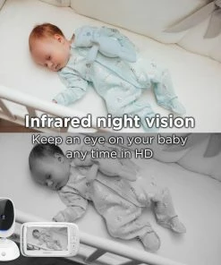 MOTOROLA Child Safety Comfort75 5-in Video Baby Monitor with Remote Pan Scan -Menards Safety Shop 18148304