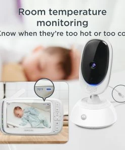 MOTOROLA Child Safety Comfort75 5-in Video Baby Monitor with Remote Pan Scan -Menards Safety Shop 18167052