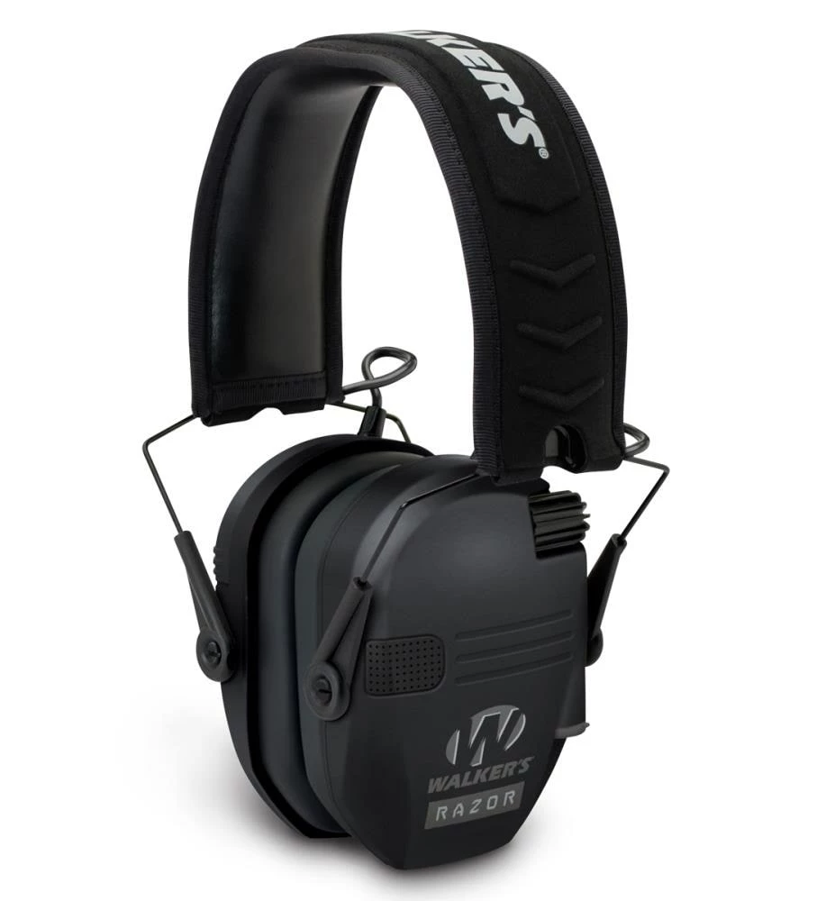 Walker's Hearing Protection RAZOR SOLE SLIM ELECTRONIC MUFF BLACK 1 Walker's Hearing Protection RAZOR SOLE SLIM ELECTRONIC MUFF BLACK